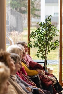 Das Salon Quintett des TSOI spielt im Alten- und Pflegeheim O-Dorf