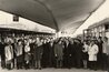 Orchester 1969 am Hauptbahnhof Innsbruck auf dem Weg nach Grenoble