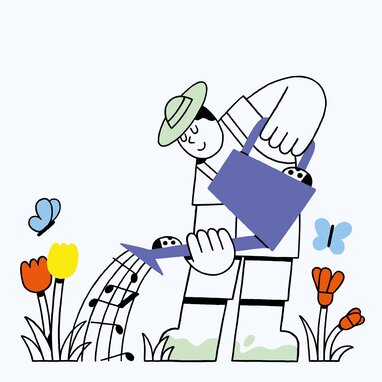 Klangspiel im Garten | © Studio LWZ Klangspiel im Garten | © Studio LWZ