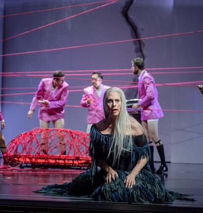 William Blake (Scaramuccio), Oliver Sailer (Truffaldin), Jason Lee (Brighella), Anna Gabler (Ariadne), Benjamin Chamandy (Harlekin), Annina Wachter (Zerbinetta)