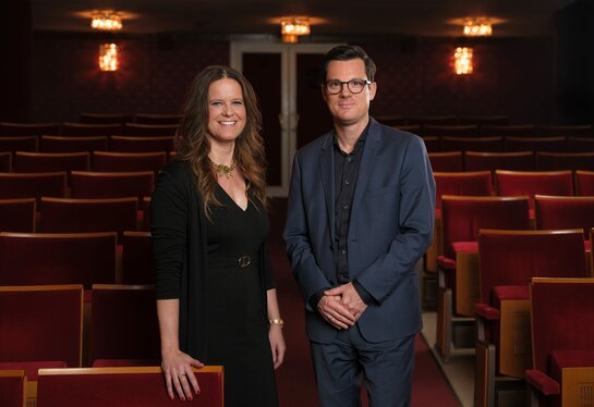 Geschäftsführende Intendantin Irene Girkinger & Geschäftsführender Kaufmännischer Direktor Markus Lutz